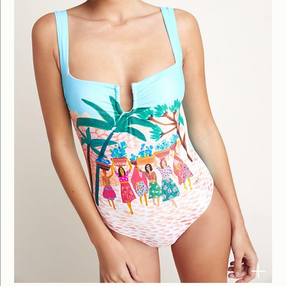 Anthropologie Roequiya Amies One Piece Swimsuit